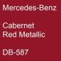 Preview: Mercedes-Benz, Cabernet Red Metallic, DB-587.